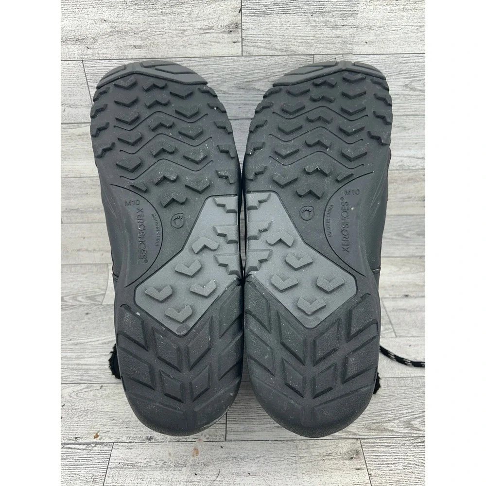 Xero Shoes Alpine Men Snow Boots Black Waterproof Minimalist Zero Drop Size 10